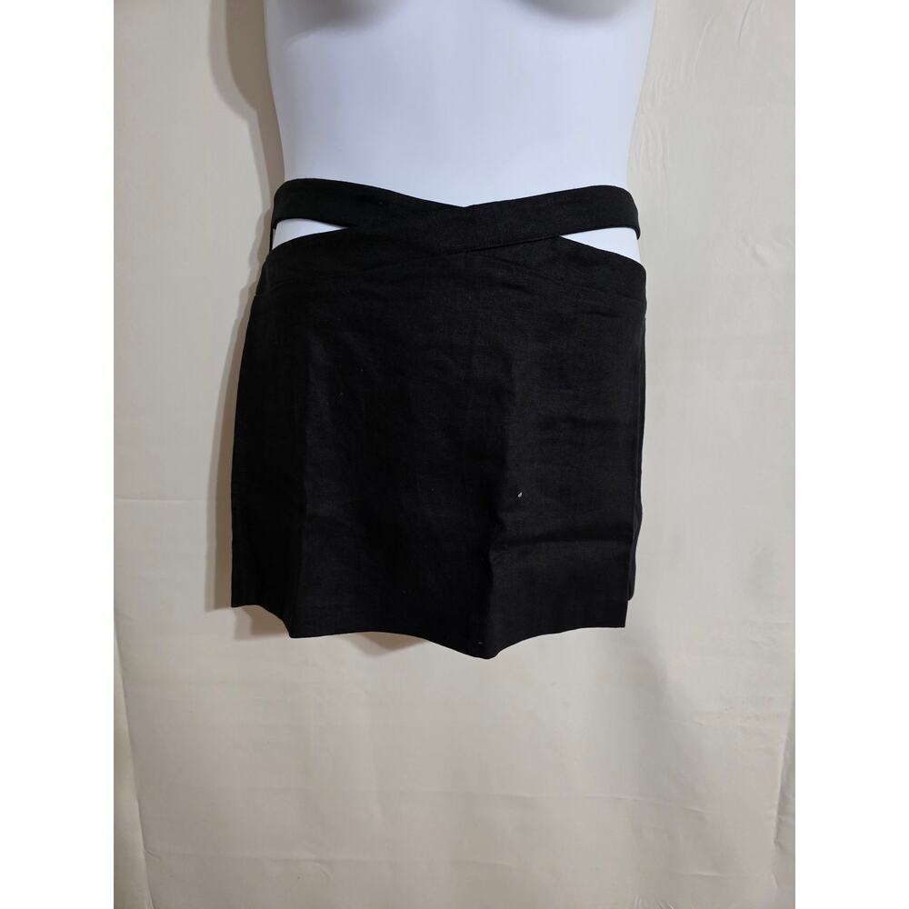 Rumer Black Avalon Wrap Skirt Size M